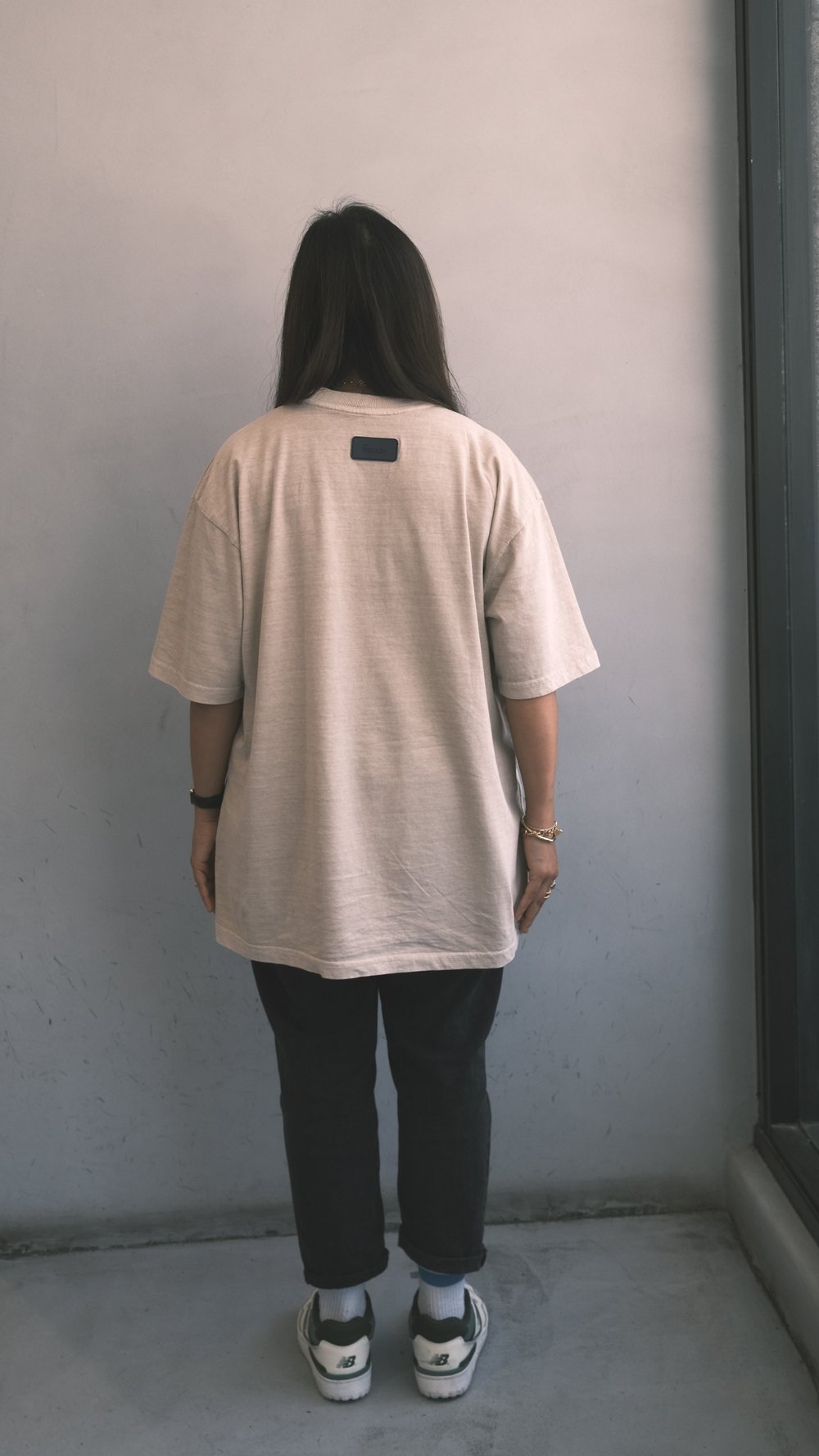 Arabic Logo T-shirt in Mocha Mousse