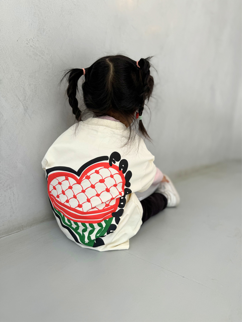 Falasteen Kids Tee in Ghee